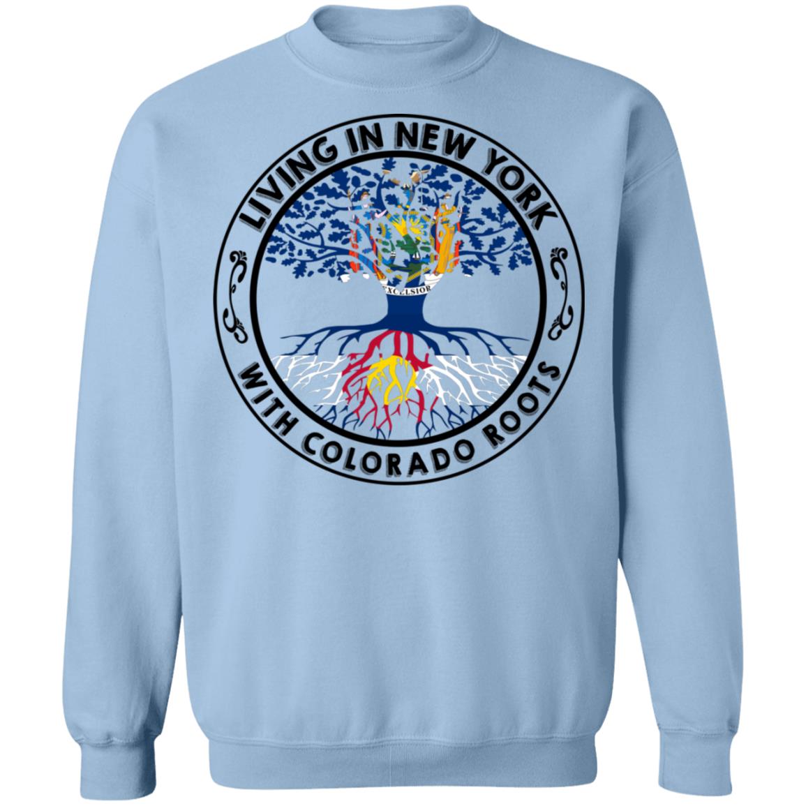 Living In New York With Colorado Roots Hoodie - Hoodie Teezalo