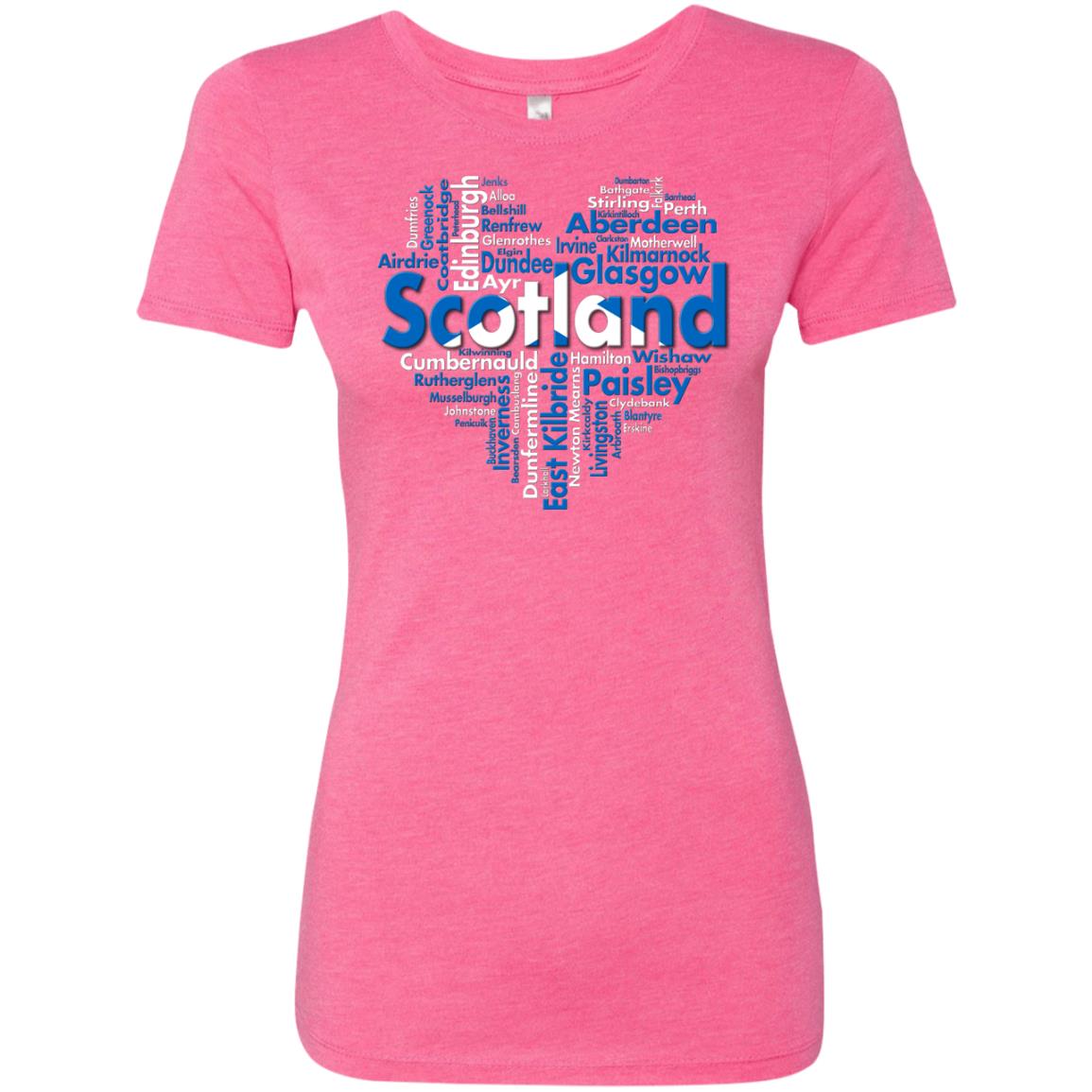 Scotland City Heart T-Shirt - T-shirt Teezalo