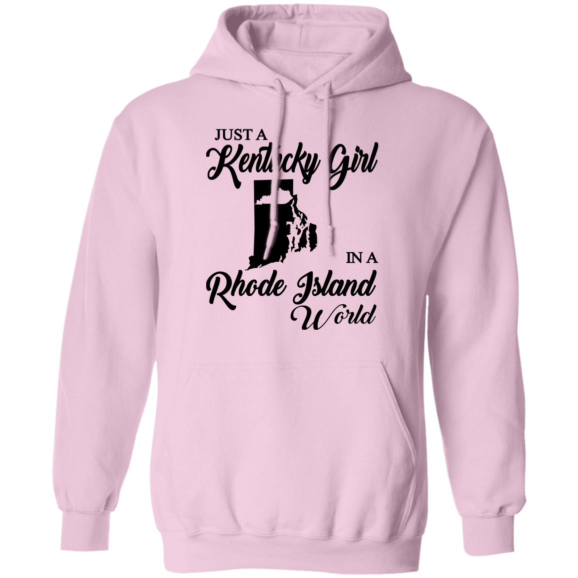 Just A Kentucky Girl In A Rhode Island World T-Shirt - T-shirt Teezalo