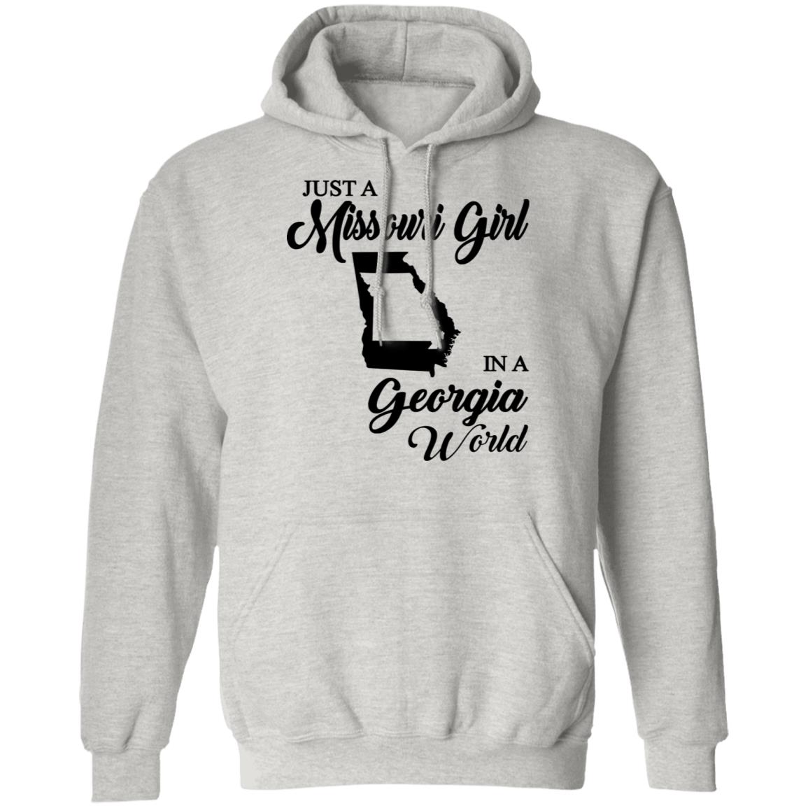 Just A Missouri Girl In A Georgia World T-Shirt - T-shirt Teezalo