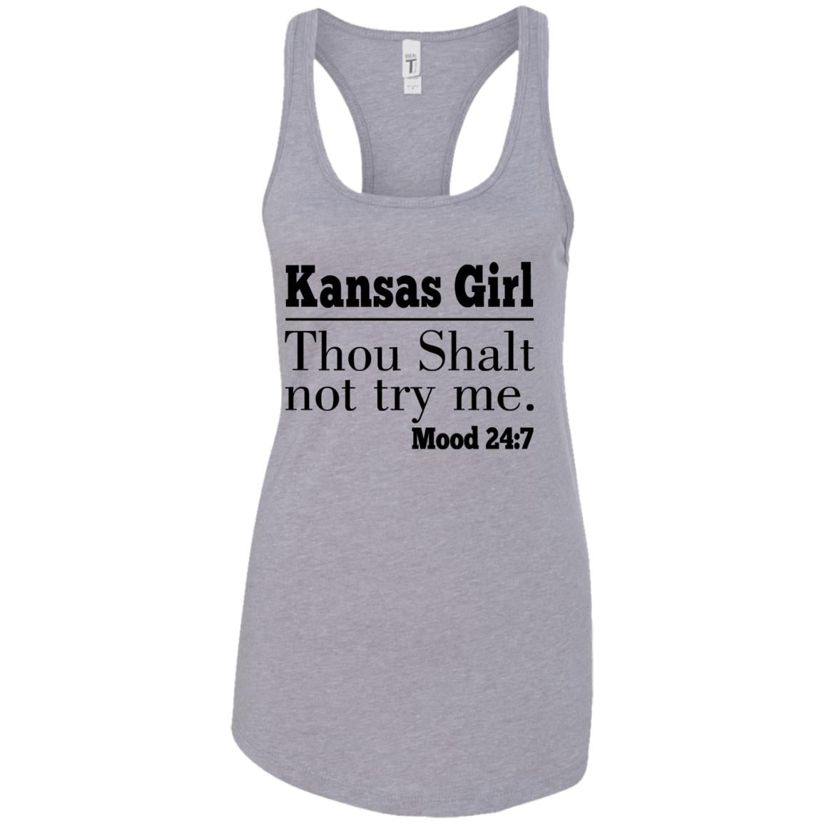 Kansas Girl Thou Shalt Not Try Me T-Shirt - T-shirt Teezalo