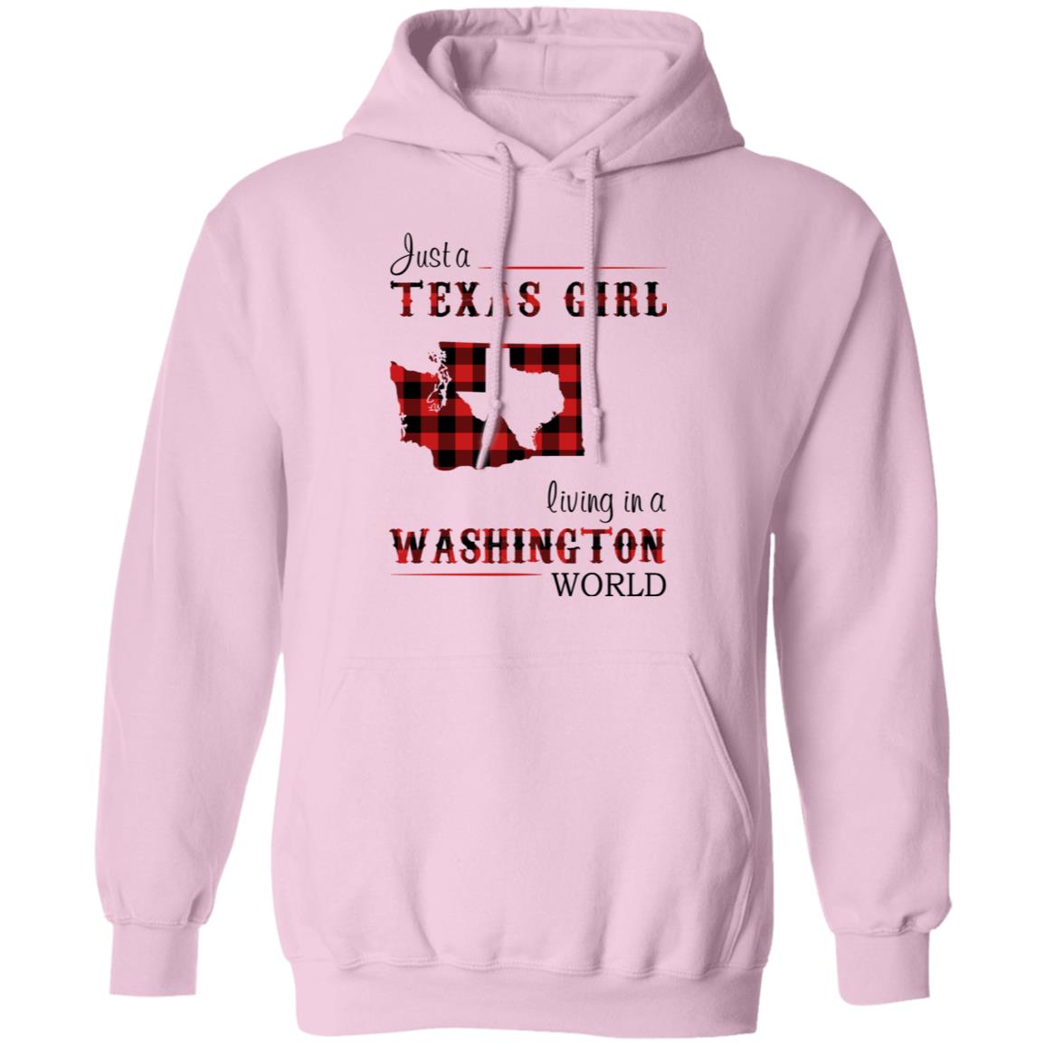 Just A Texas Girl Living In A Washington World T- Shirt - T-shirt Teezalo