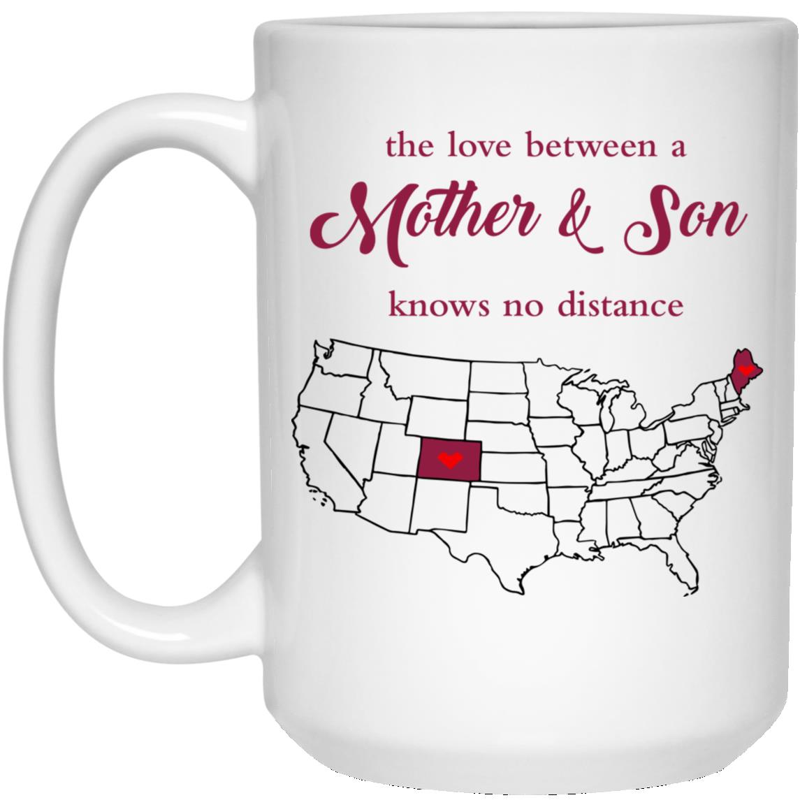 Colorado Maine The Love Between Mother And Son Mug - Mug Teezalo