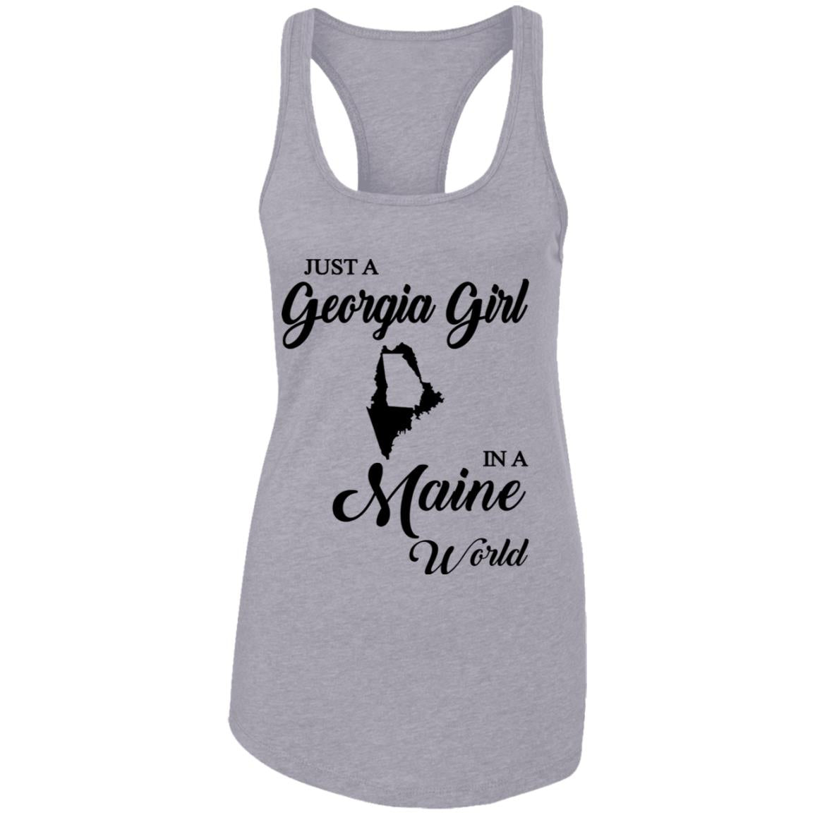 Just A Georgia Girl In A Maine World T-Shirt - T-Shirt Teezalo