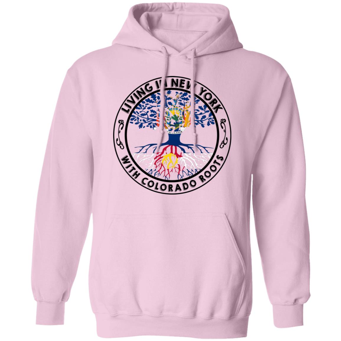 Living In New York With Colorado Roots Hoodie - Hoodie Teezalo