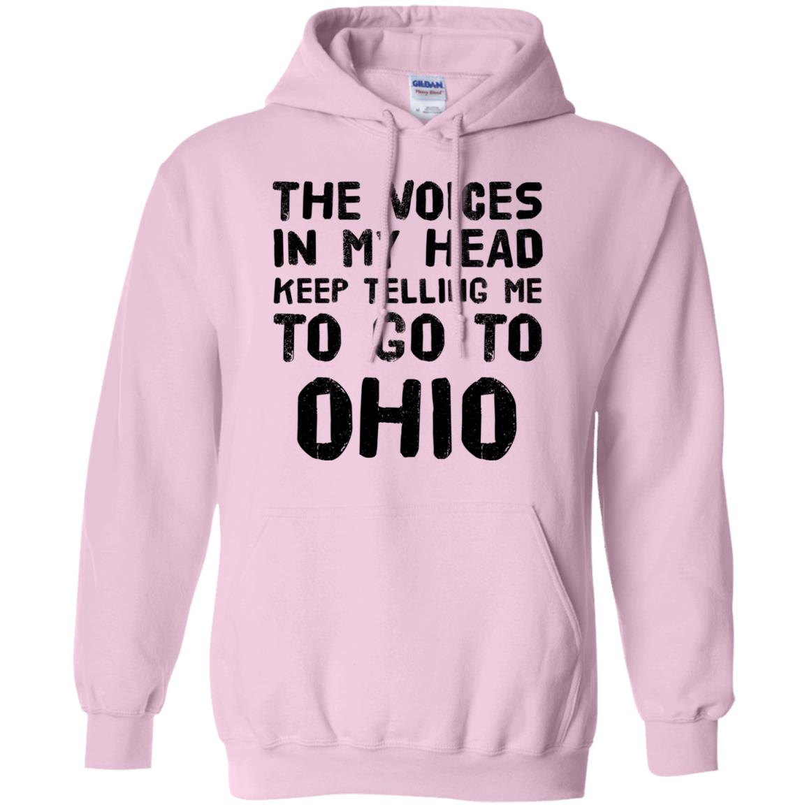 The Voices In My Head Telling Me To Go To Ohio T-Shirt - T-shirt Teezalo