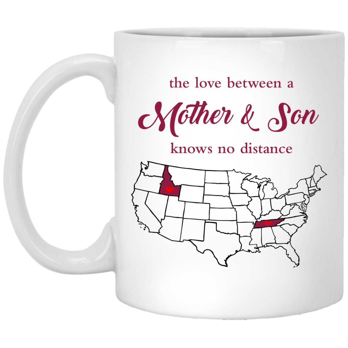 Tennessee Idaho The Love Between Mother And Son Mug - Mug Teezalo