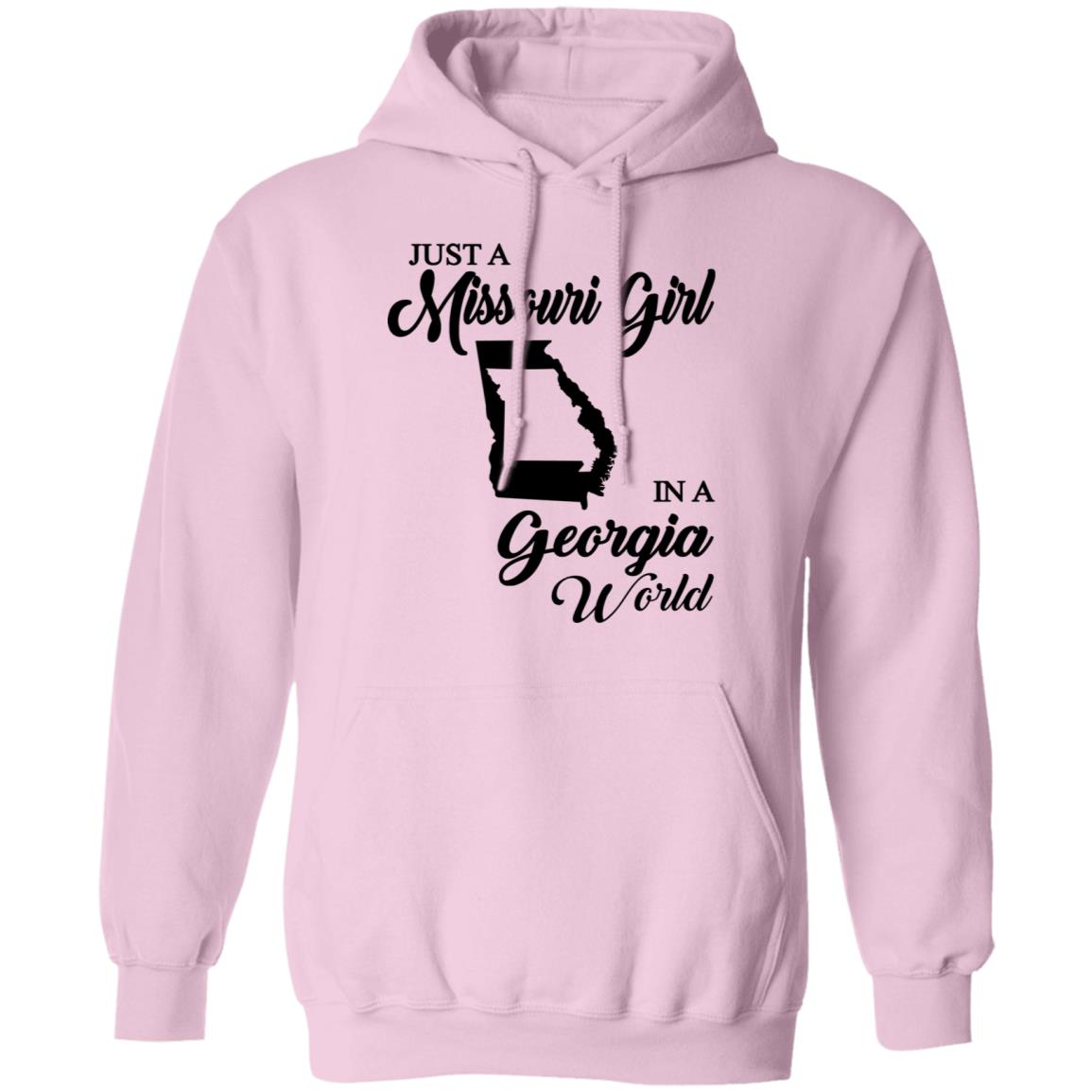 Just A Missouri Girl In A Georgia World T-Shirt - T-shirt Teezalo