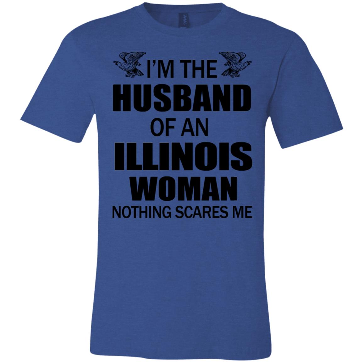 I'm The Husband Of An Illinois Woman T-shirt - T-shirt Teezalo