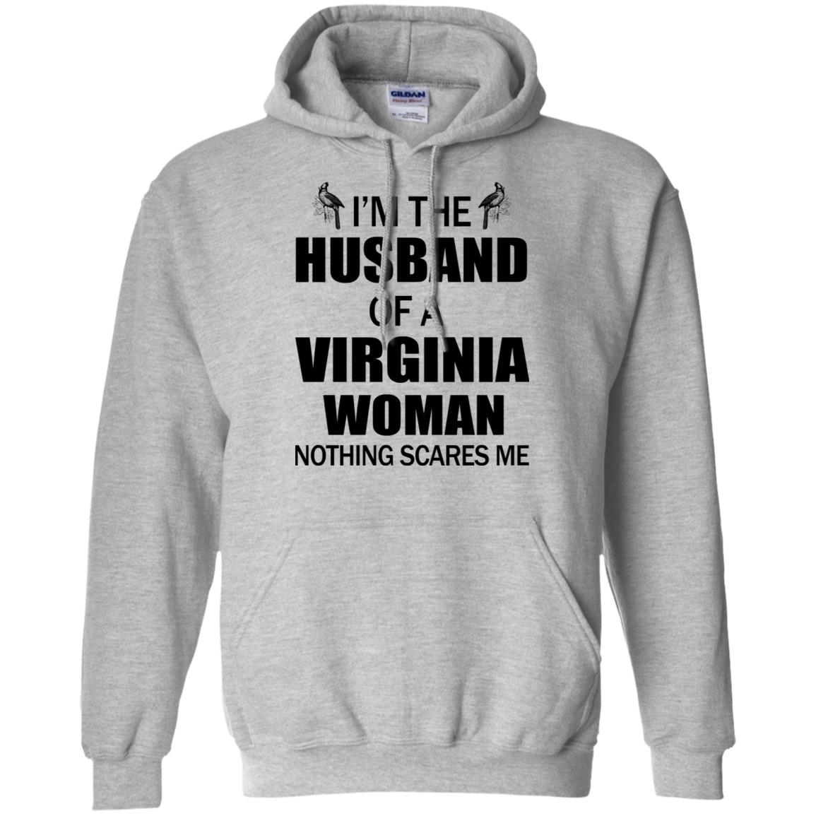 I'm The Husband Of A Virginia Woman T-Shirt - T-shirt Teezalo