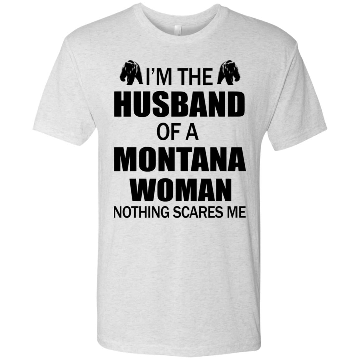 I'm The Husband Of A Montana Woman T-Shirt - T-shirt Teezalo