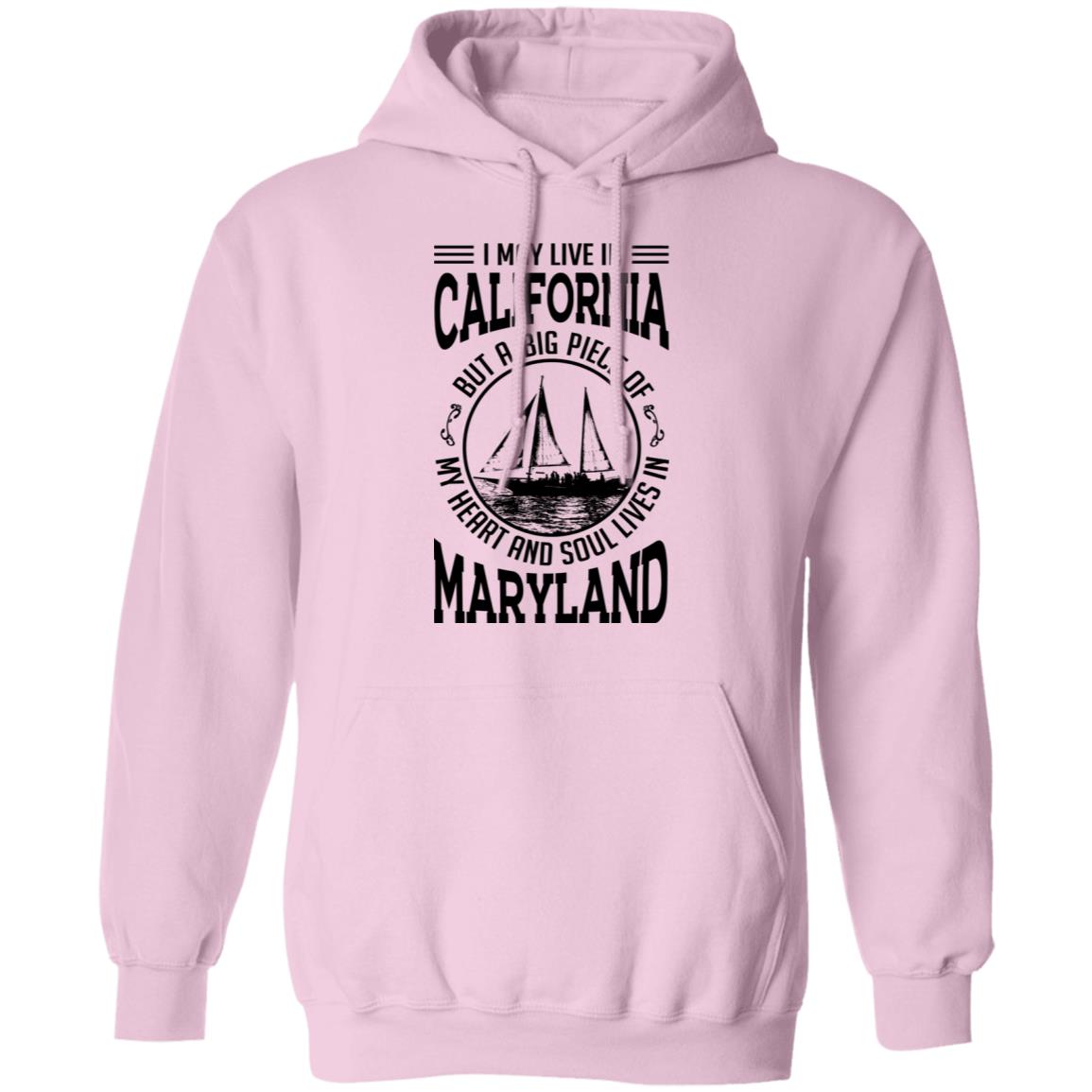 Live In California My Soul Lives In Maryland T-Shirt - T-shirt Teezalo