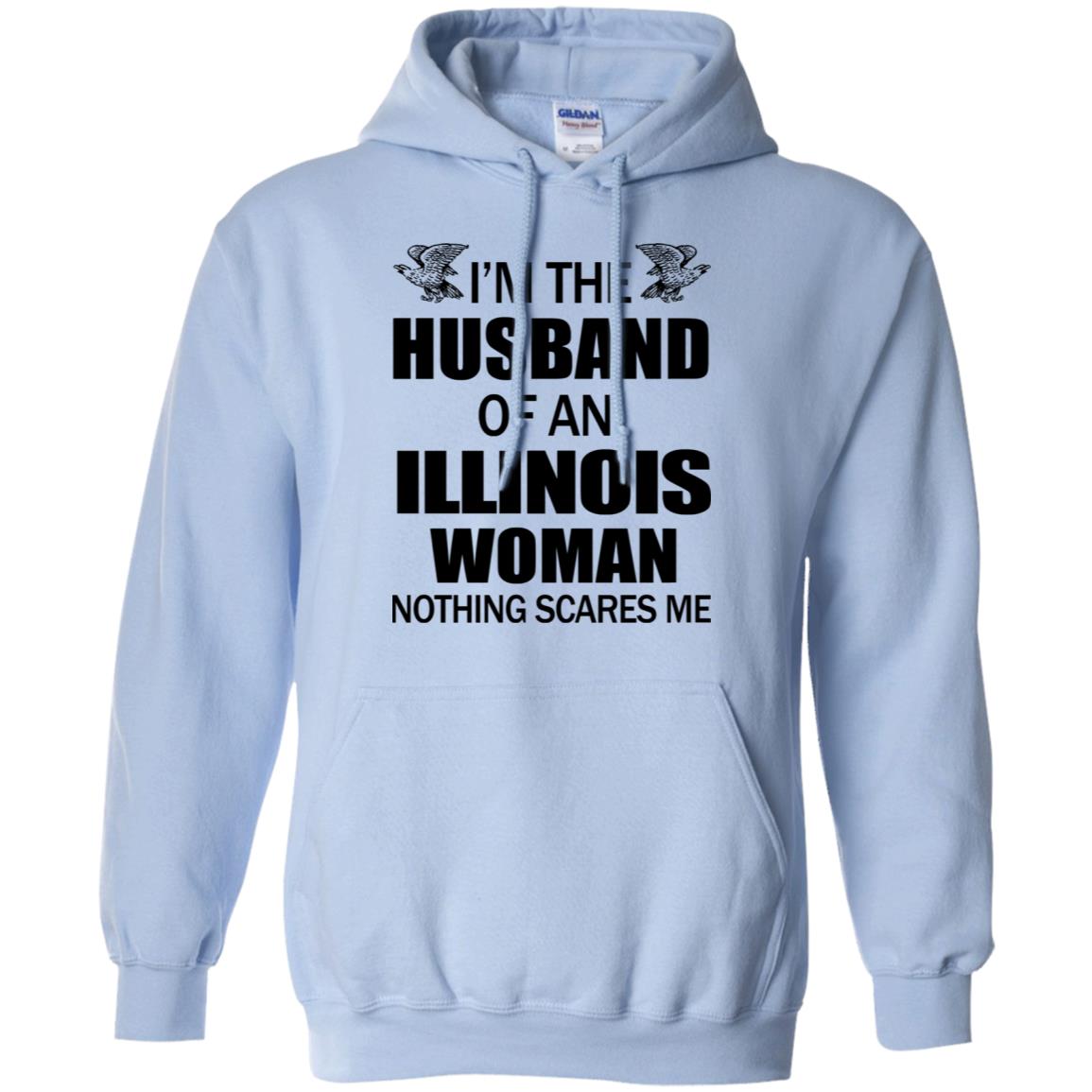 I'm The Husband Of An Illinois Woman T-shirt - T-shirt Teezalo