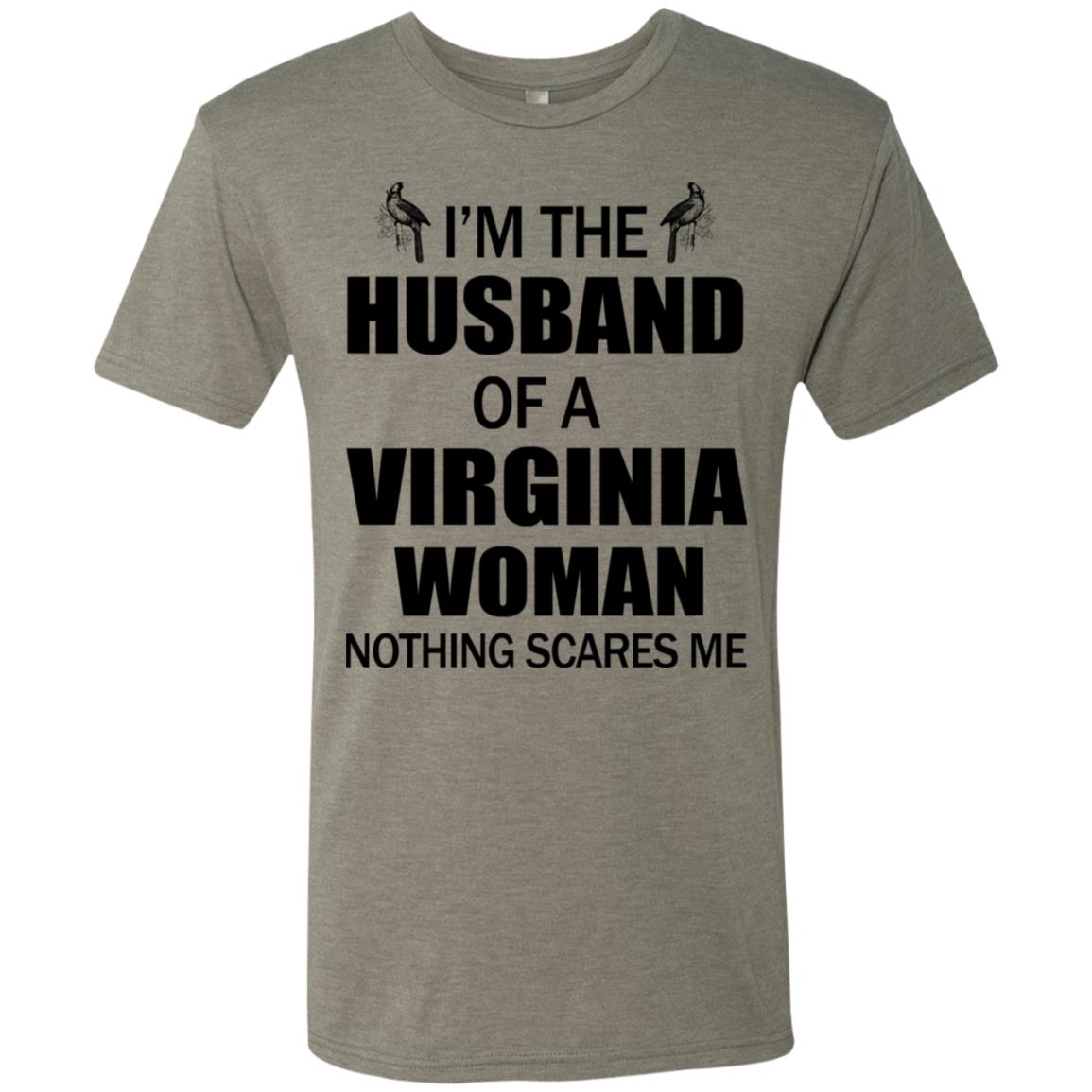 I'm The Husband Of A Virginia Woman T-Shirt - T-shirt Teezalo