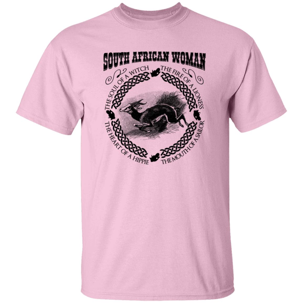 South African Woman The Soul Of A Witch T-Shirt - T-shirt Teezalo