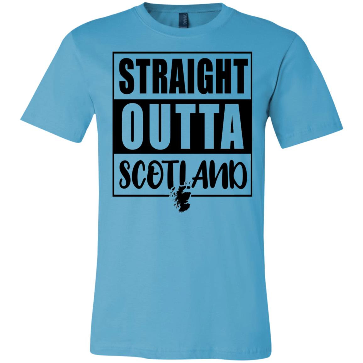 Straight Outta Scotland T-Shirt - T-shirt Teezalo