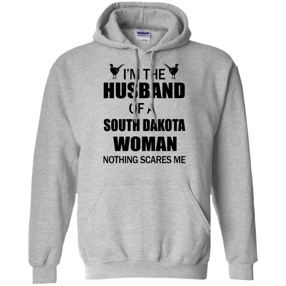 I Am The Husband Of A South Dakota Woman Hoodie - Hoodie Teezalo