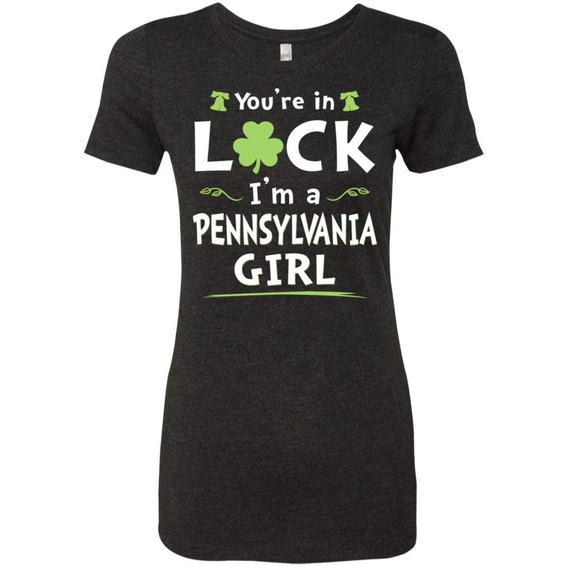 You Are In Luck I'm A Pennsylvania Girl Hoodie - Hoodie Teezalo