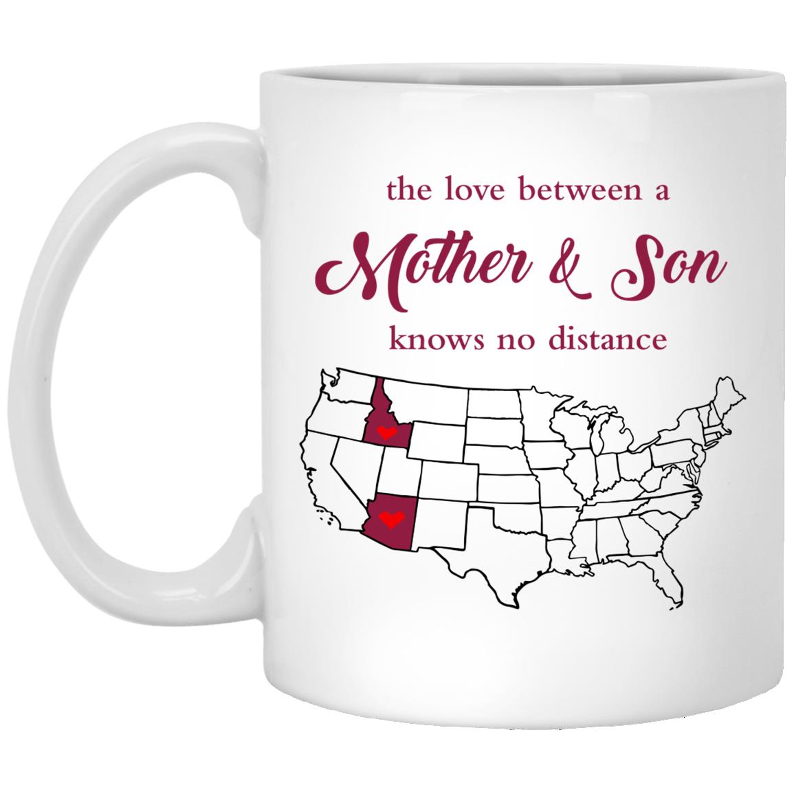 Arizona Idaho The Love Between Mother And Son Mug - Mug Teezalo