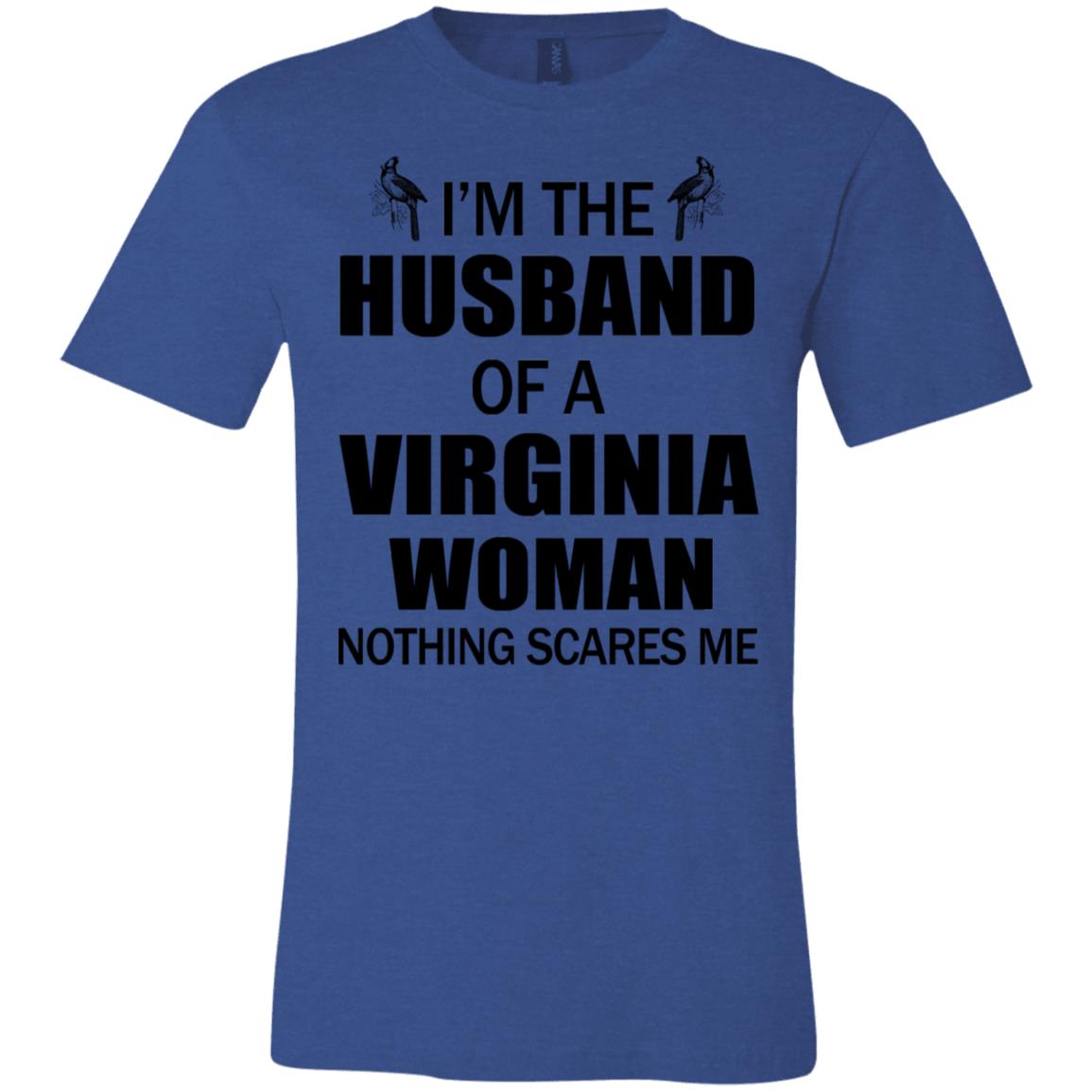 I'm The Husband Of A Virginia Woman T-Shirt - T-shirt Teezalo