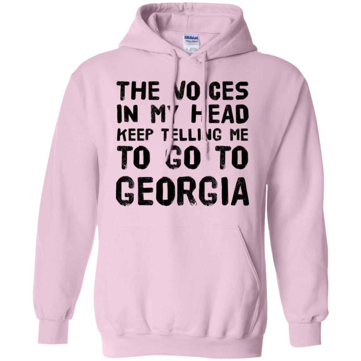 The Voices In My Head Telling To Georgia T-Shirt - T-shirt Teezalo