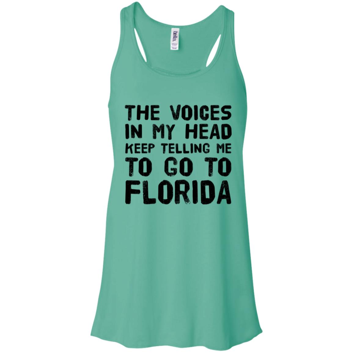 The Voices Telling Me To Go To Florida T-Shirt - T-shirt Teezalo