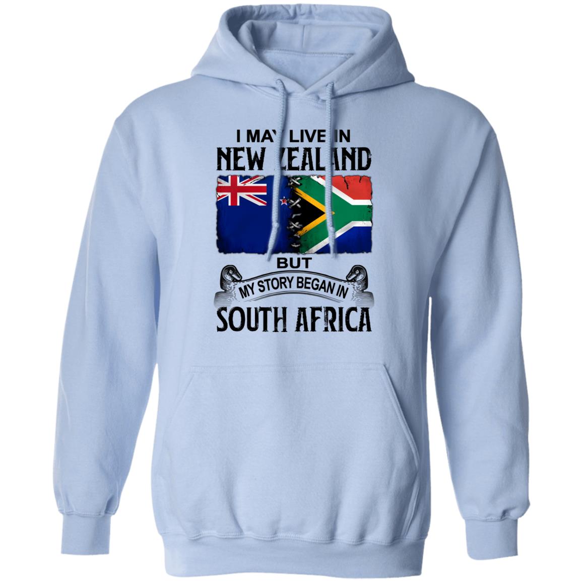 Live In New Zealand But My Story Began In South Africa T-Shirt - T-shirt Teezalo