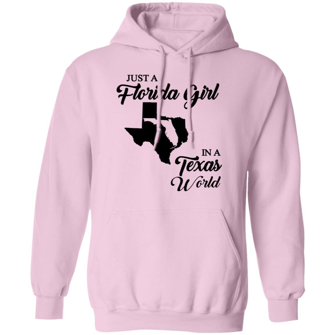 Just A Florida Girl In A Texas World T-Shirt - T-Shirt Teezalo