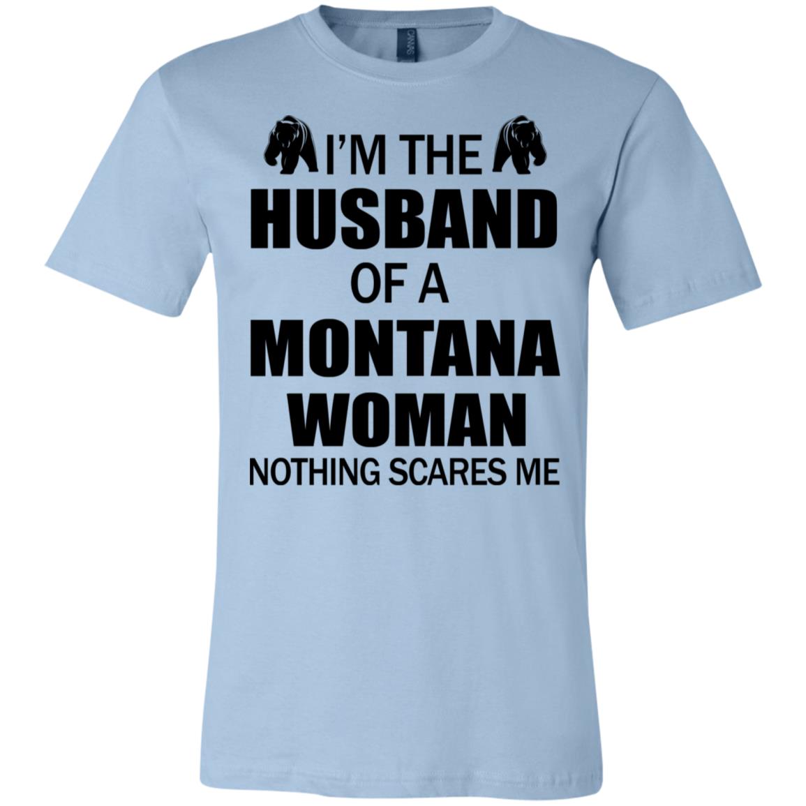 I'm The Husband Of A Montana Woman T-Shirt - T-shirt Teezalo