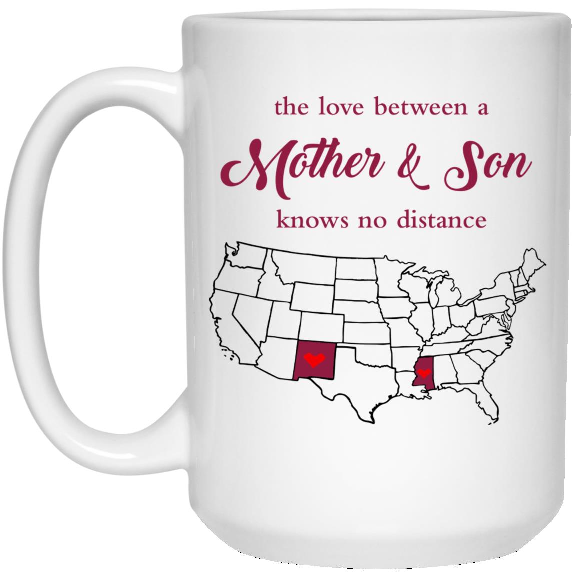 Mississippi New Mexico The Love Between Mother And Son Mug - Mug Teezalo