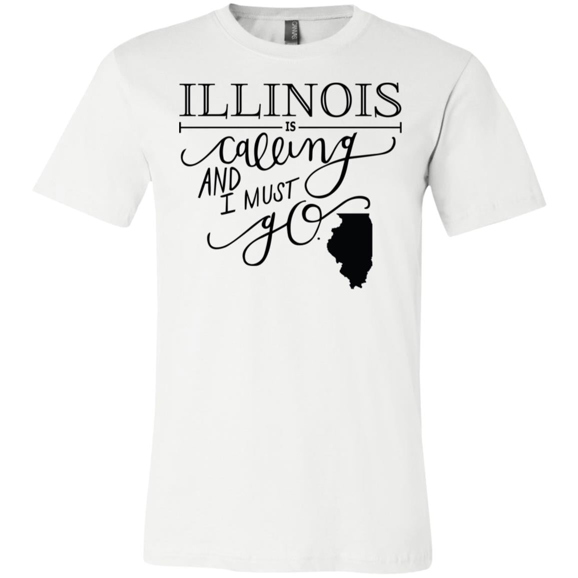 Illinois Is Calling And I Must Go Hoodie - Hoodie Teezalo