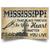 Mississippi That Place Forever In Your Heart Poster - Poster Teezalo