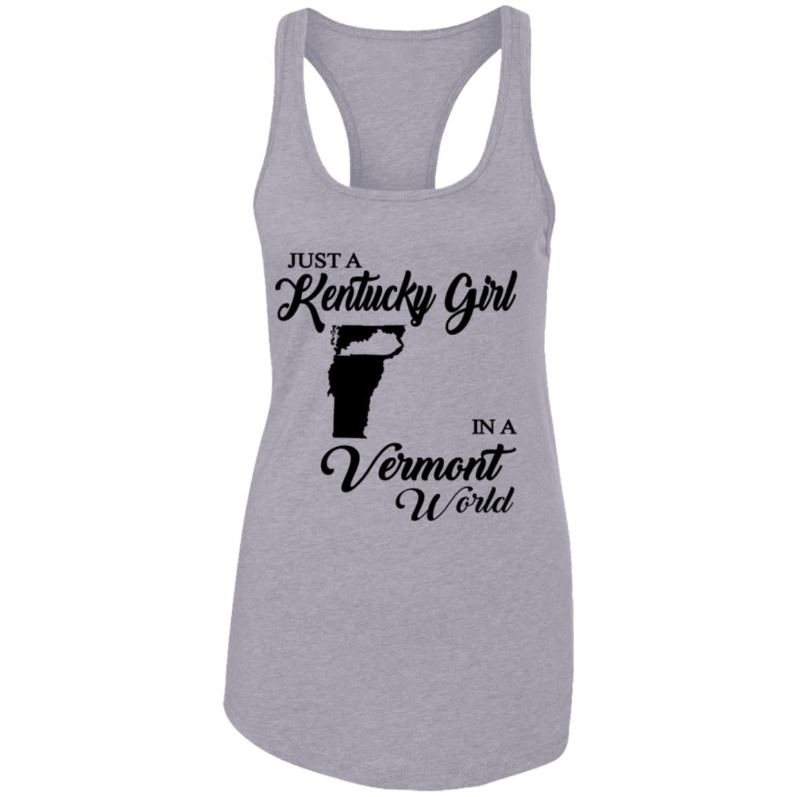 Just A Kentucky Girl In A Vermont World T-Shirt - T-shirt Teezalo