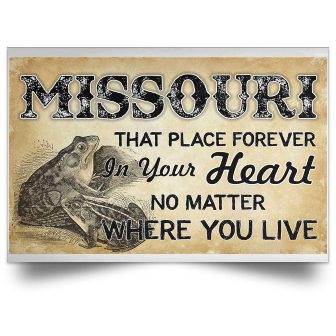 Missouri That Place Forever In Your Heart Poster - Poster Teezalo