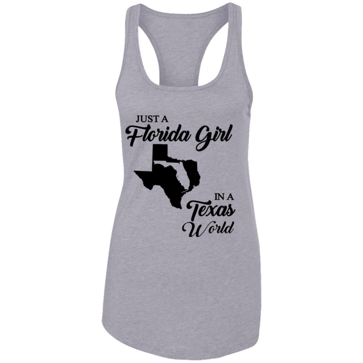 Just A Florida Girl In A Texas World T-Shirt - T-Shirt Teezalo