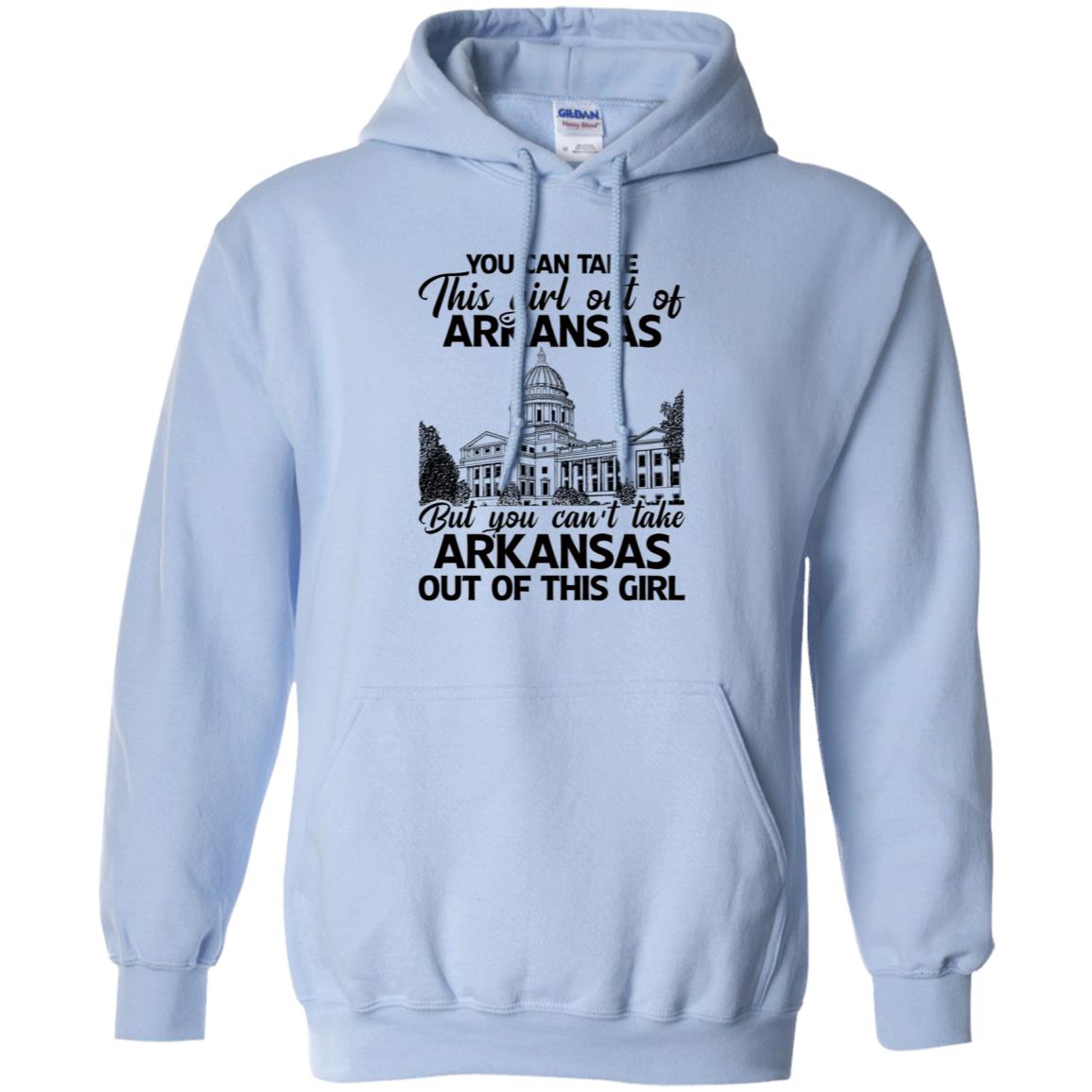 You Can't Take Arkansas Out Of This Girl T-Shirt - T-shirt Teezalo