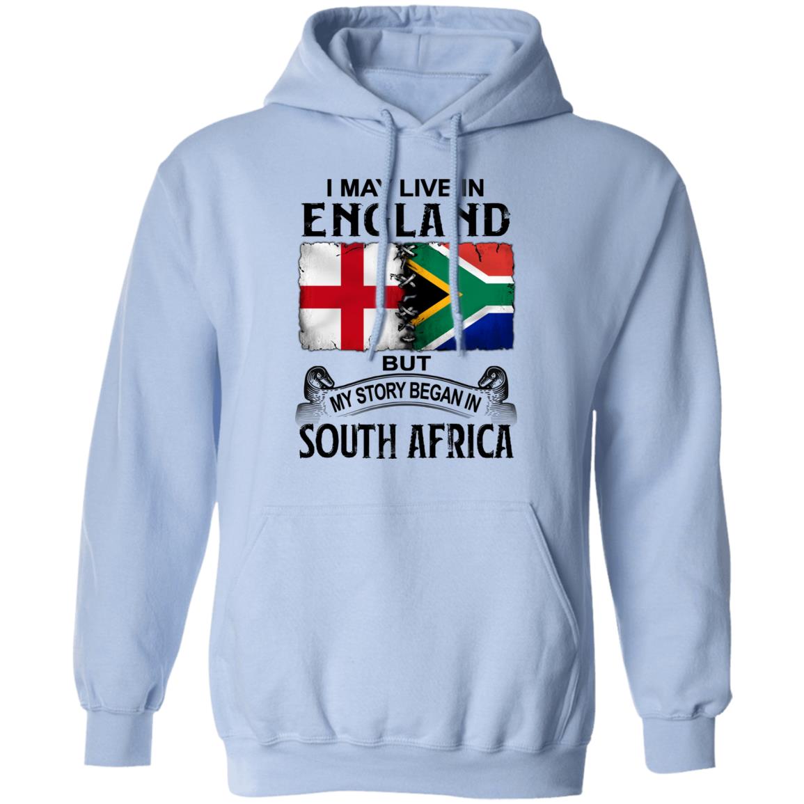 Live In England But My Story Began In South Africa T-Shirt - T-shirt Teezalo