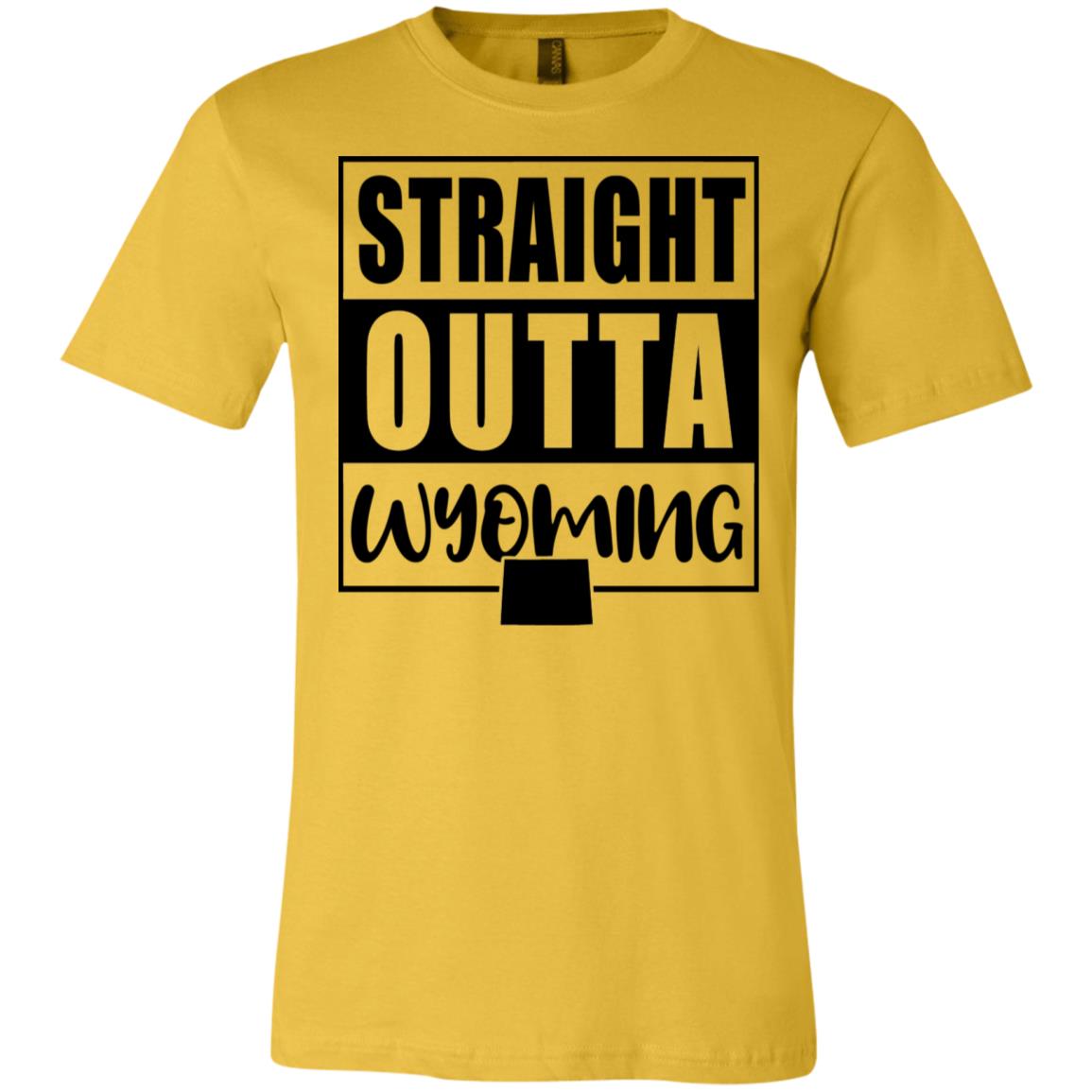 Straight Outta Wyoming  T-Shirt - T-shirt Teezalo