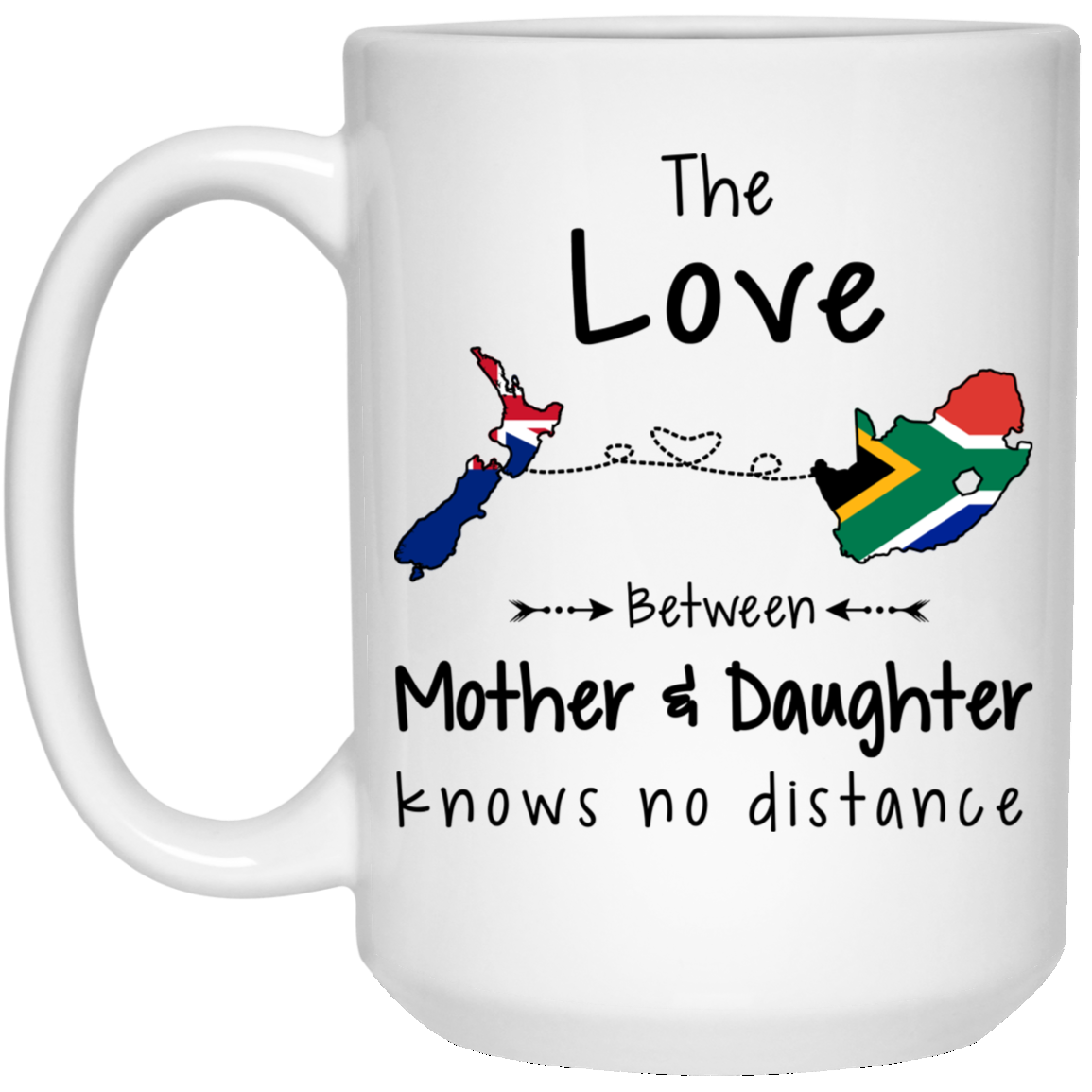 South Africa New Zealand The Love Mom And Daughter Mug - Mug Teezalo