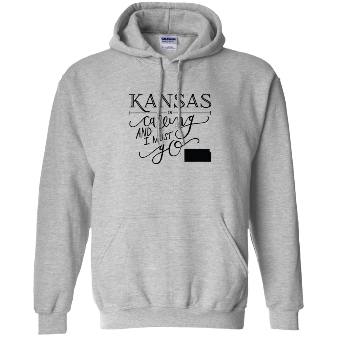 Kansas Is Calling I Must Go Hoodie - Hoodie Teezalo