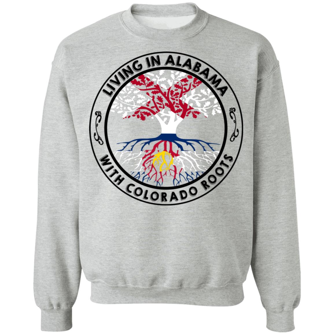 Living In Alabama With Colorado Roots Hoodie - Hoodie Teezalo