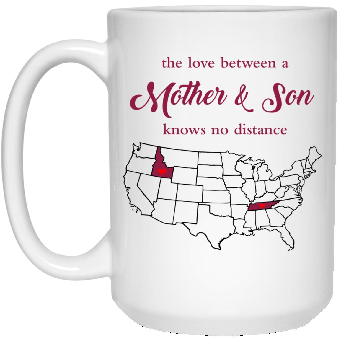 Tennessee Idaho The Love Between Mother And Son Mug - Mug Teezalo