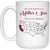 New Jersey California The Love Between Mother And Son Mug - Mug Teezalo