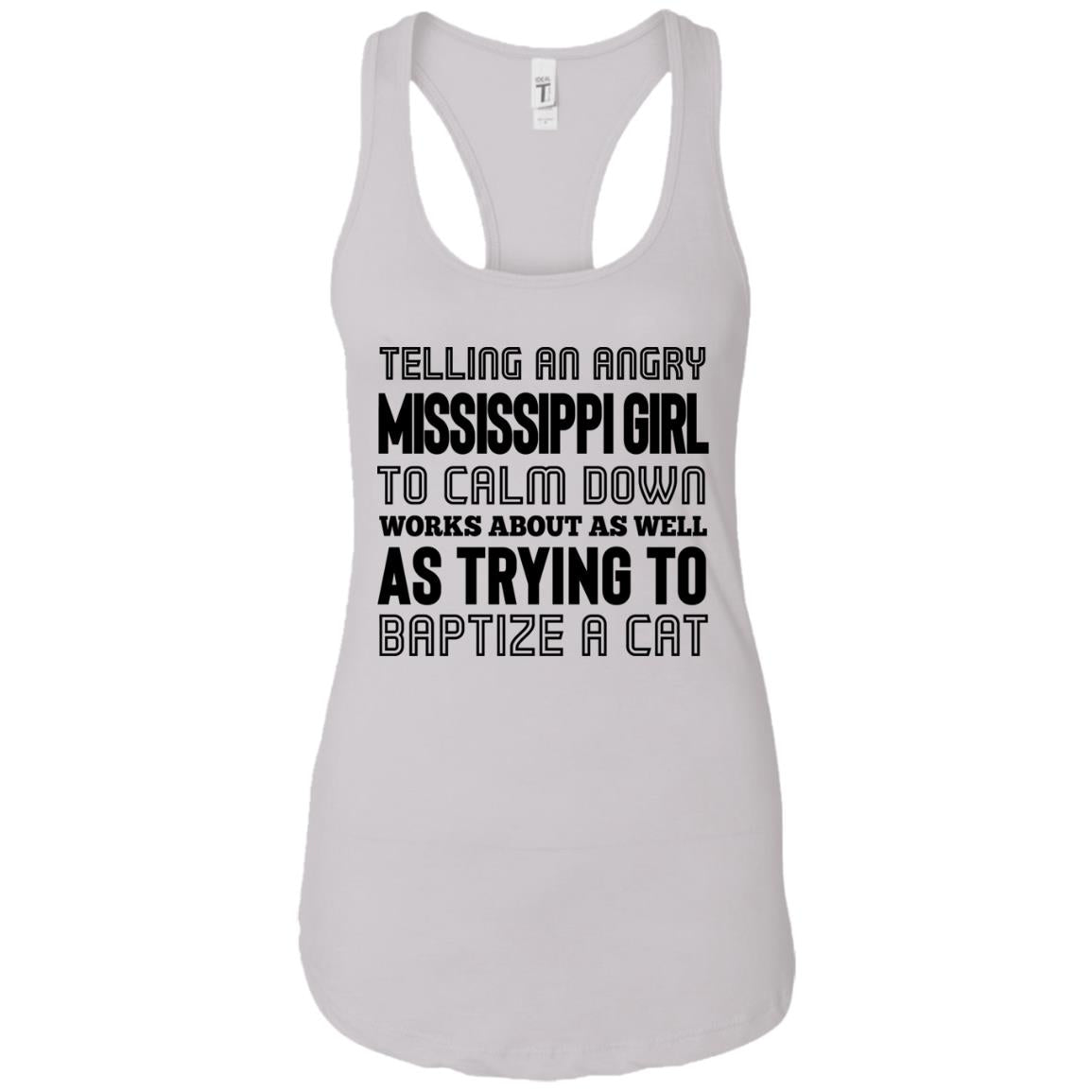 Telling An Angry Mississippi Girl T-Shirt - T-shirt Teezalo