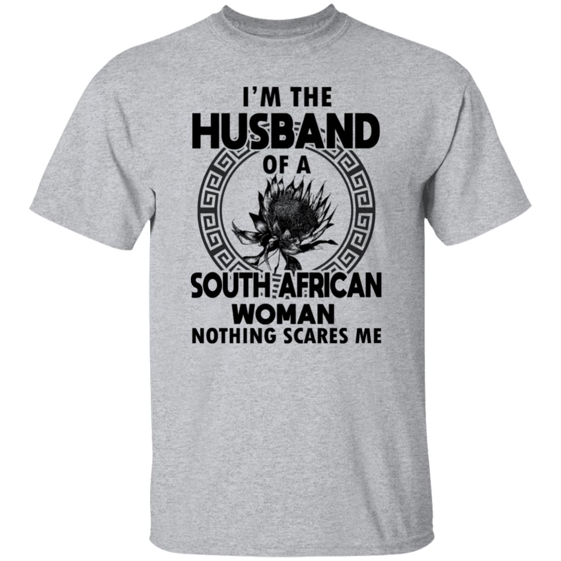 I'm The Husband Of A South African Woman T-Shirt - T-shirt Teezalo