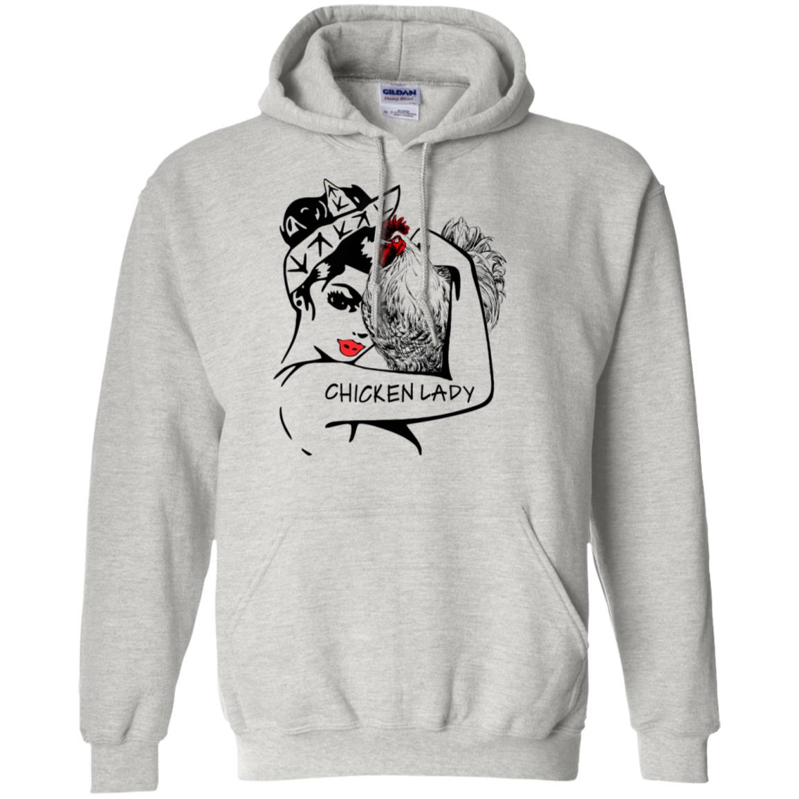 Chicken Lady Hoodie - Hoodie Teezalo