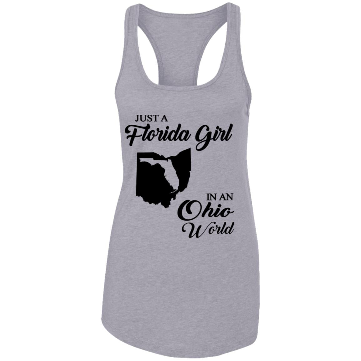 Just A Florida Girl In An Ohio World T-Shirt - T-Shirt Teezalo