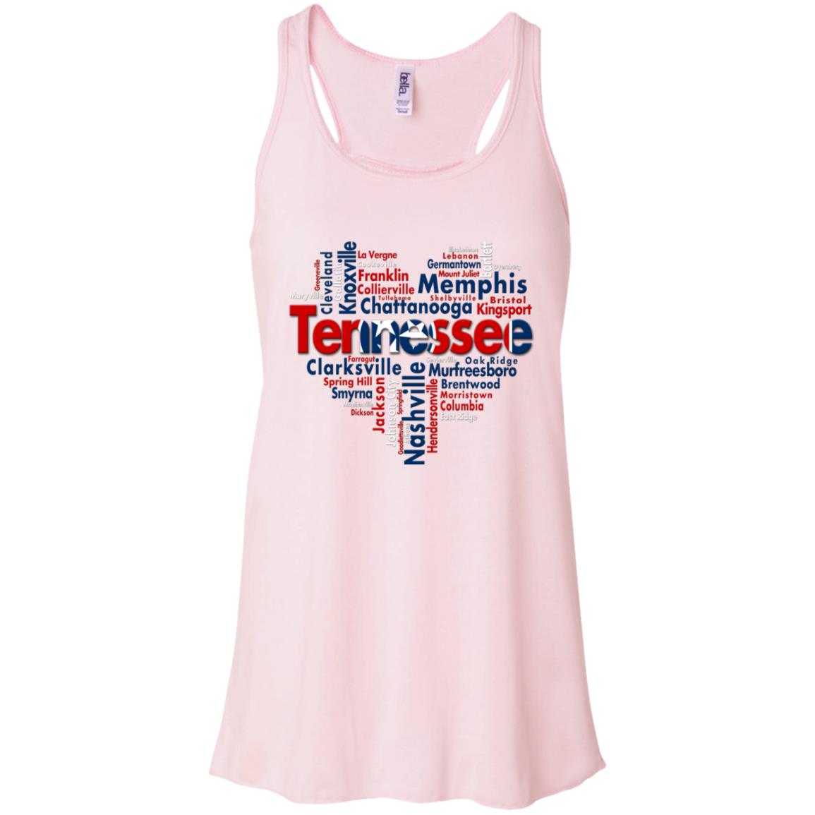 Tennessee City Heart T Shirt - T-shirt Teezalo