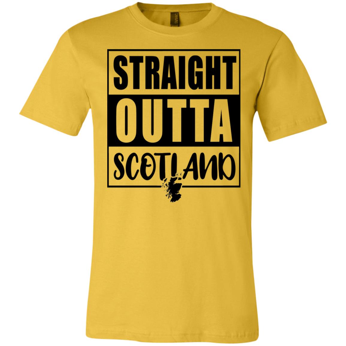 Straight Outta Scotland T-Shirt - T-shirt Teezalo