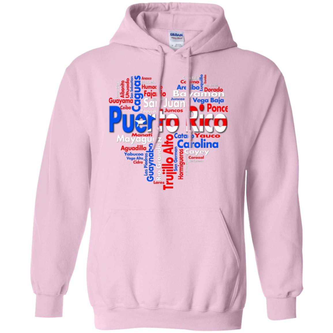 Puerto Rico City Heart T Shirt - T-shirt Teezalo